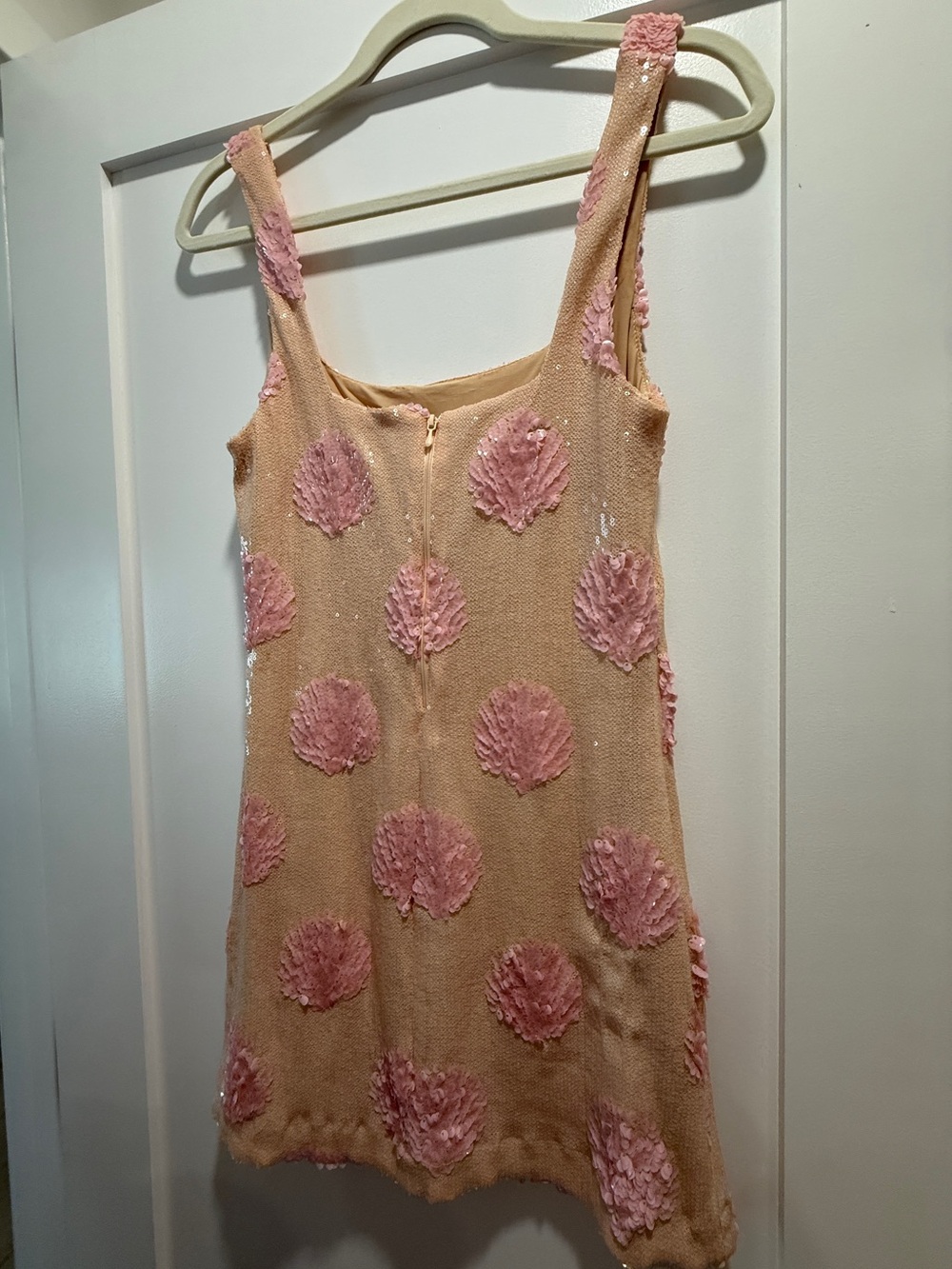 Show Me Your Mumu Lets Go Mini Dress Pink Sequin Shell Dress | Size S - Picture 13 of 15